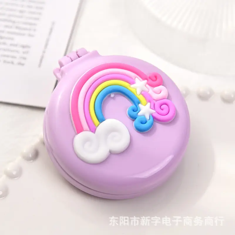 Cute Cartoon Makeup Mirror Comb for Girls — feature 13