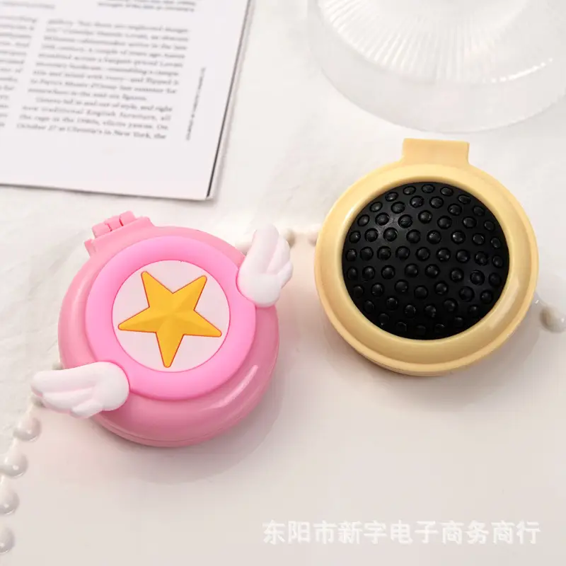 Cute Cartoon Makeup Mirror Comb for Girls — feature 3
