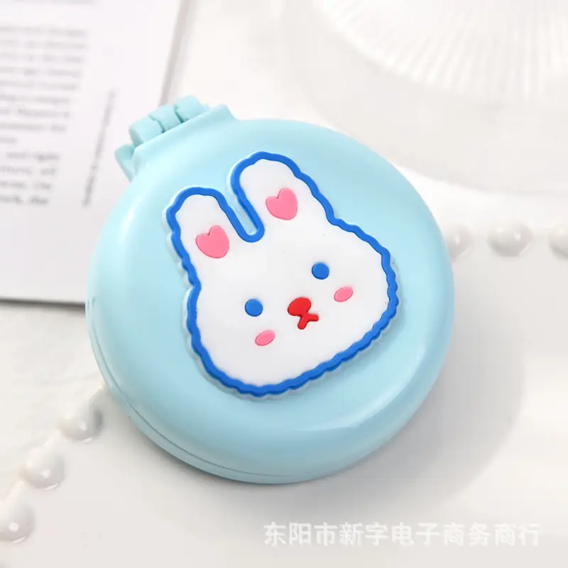 Cute Cartoon Makeup Mirror Comb for Girls — feature 9