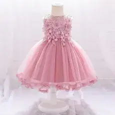 Pink Princess Tulle Bow Dress for Girls — feature 8