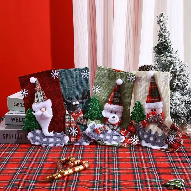 Christmas Wool Socks with Snowman Design for Kids - Image 74