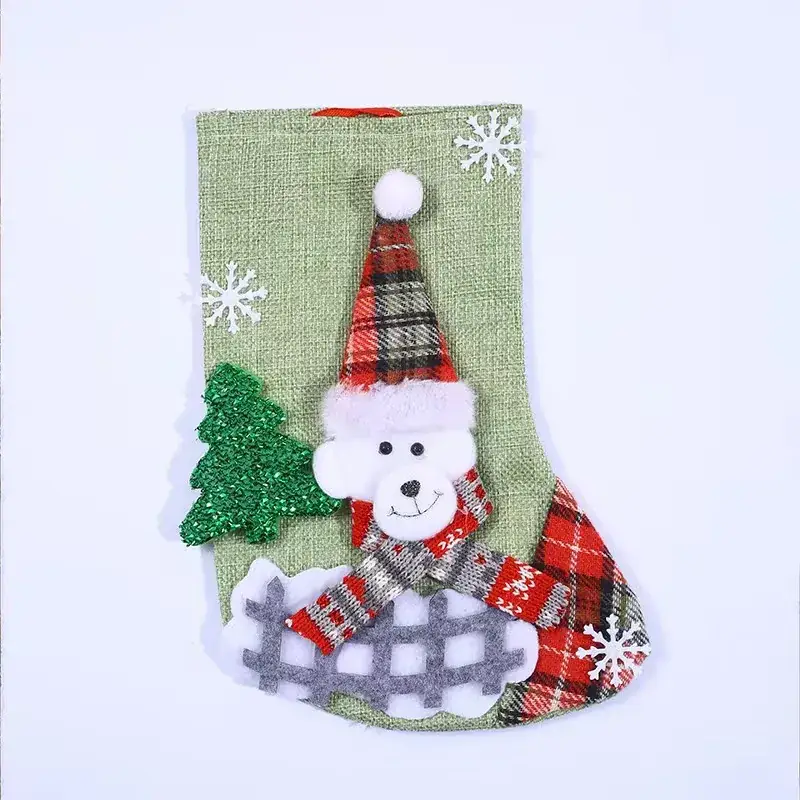 Christmas Wool Socks with Snowman Design for Kids - Image 75