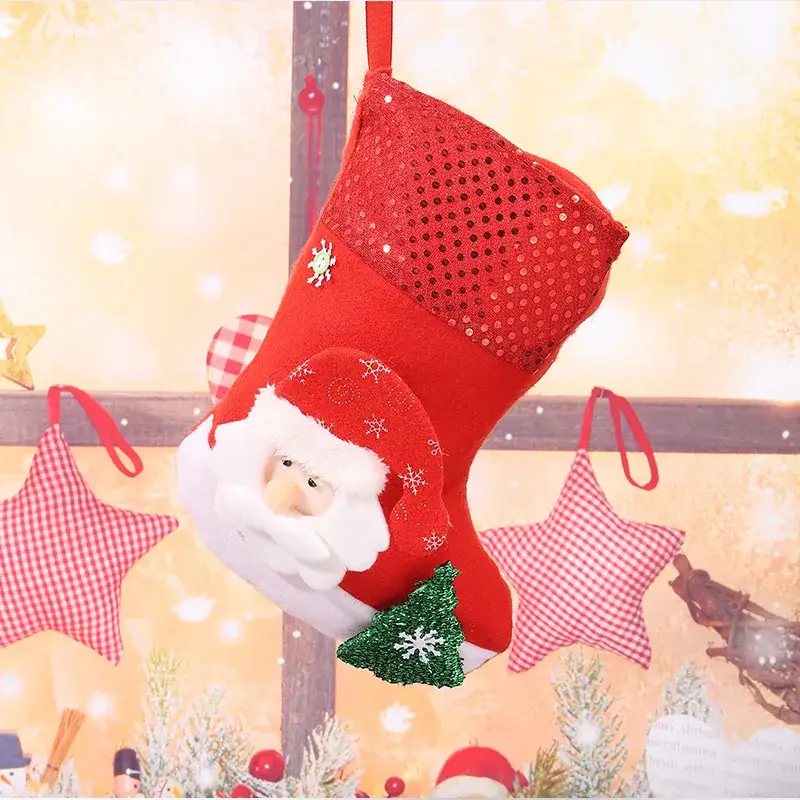 Christmas Wool Socks with Snowman Design for Kids - Image 21