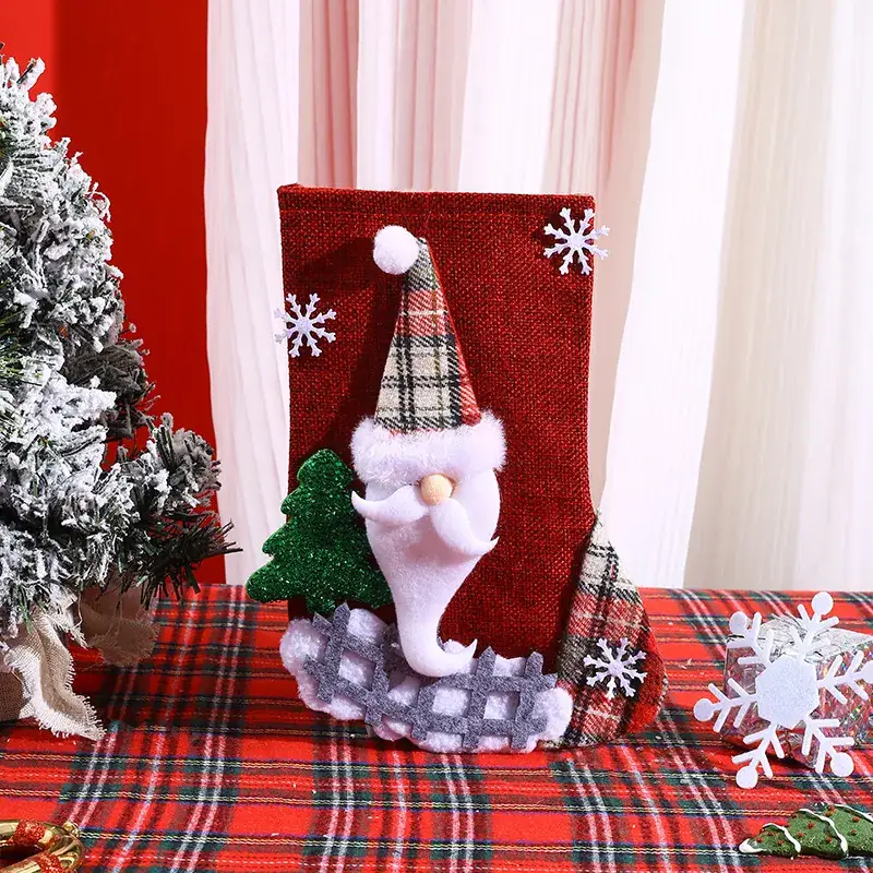 Christmas Wool Socks with Snowman Design for Kids - Image 25
