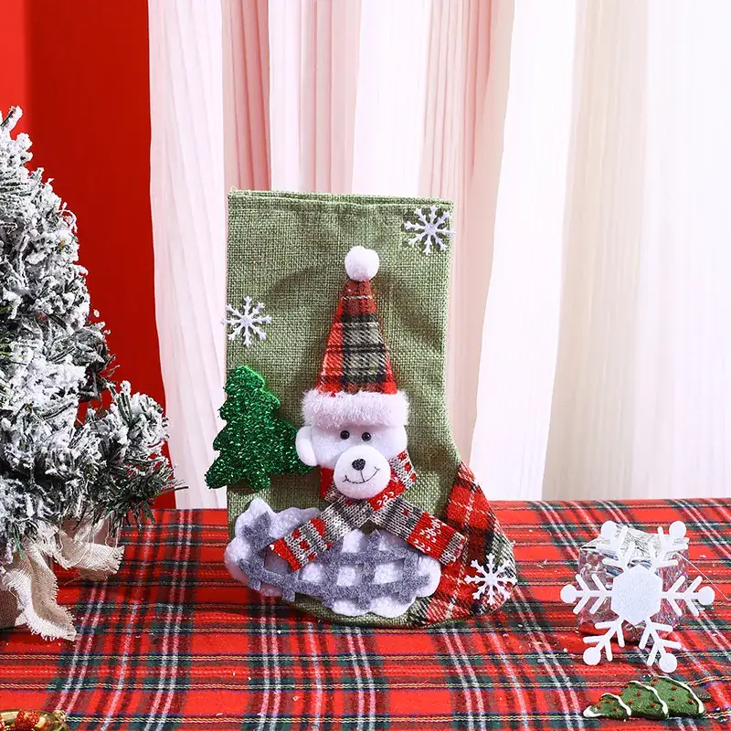 Christmas Wool Socks with Snowman Design for Kids - Image 28