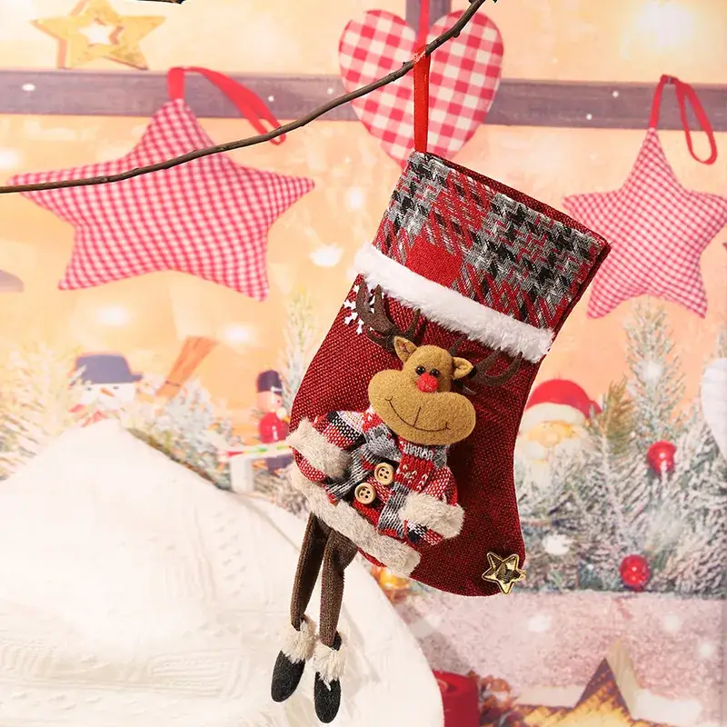 Christmas Wool Socks with Snowman Design for Kids - Image 31