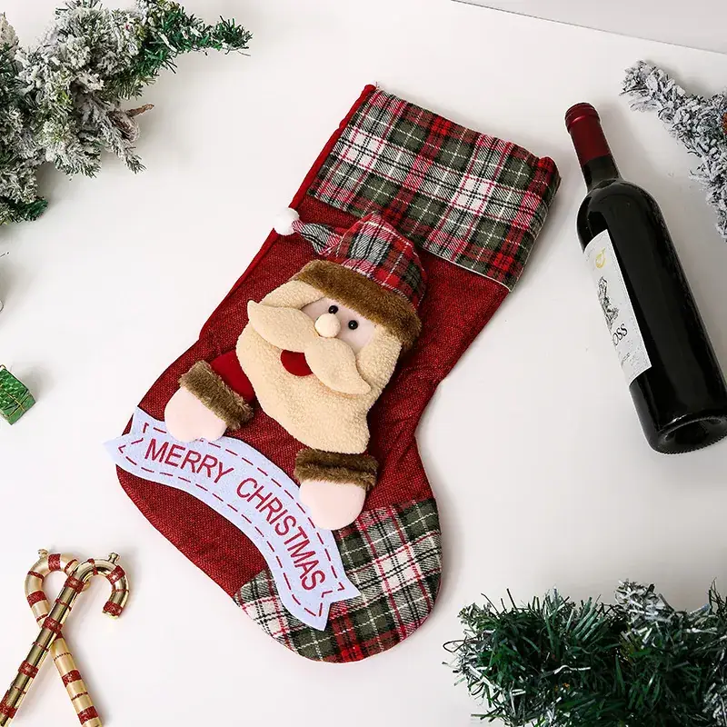 Christmas Wool Socks with Snowman Design for Kids - Image 42