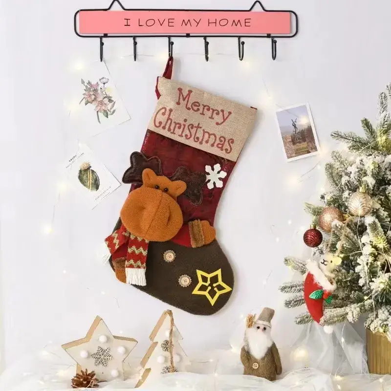 Christmas Wool Socks with Snowman Design for Kids - Image 50