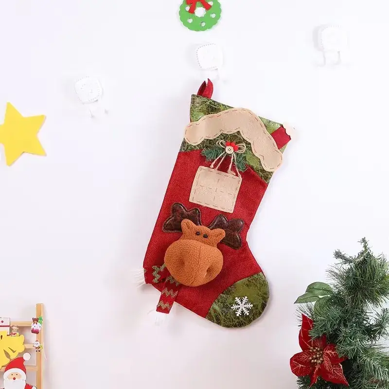 Christmas Wool Socks with Snowman Design for Kids - Image 58