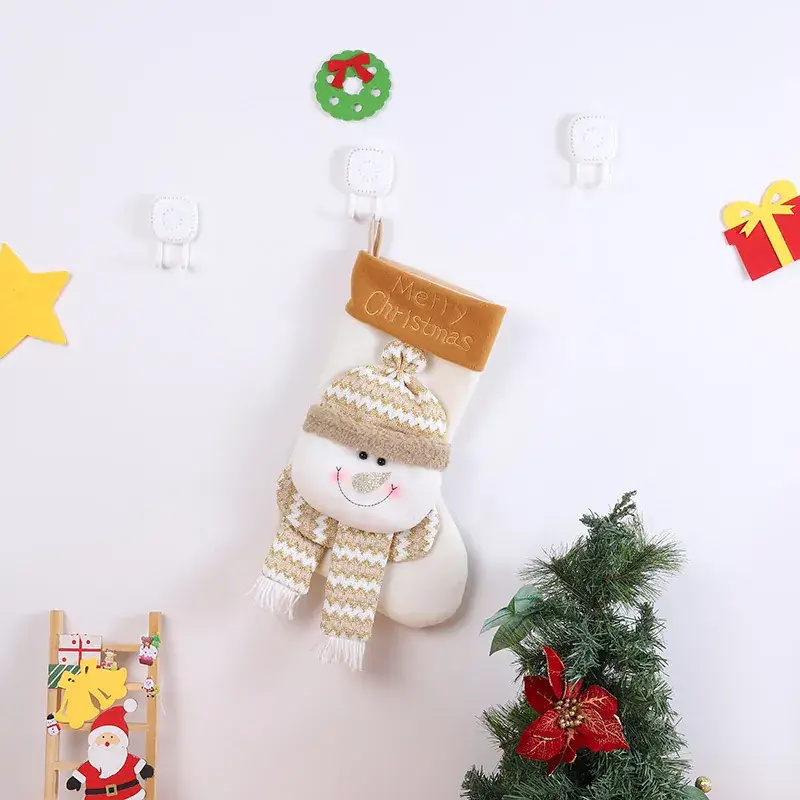 Christmas Wool Socks with Snowman Design for Kids - Image 66