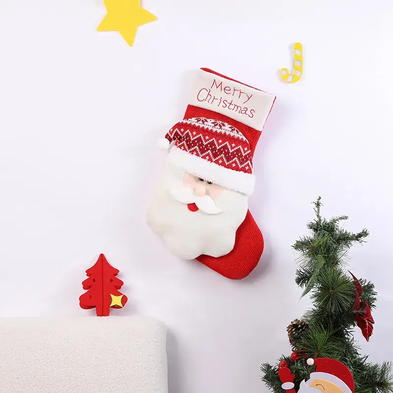 Christmas Wool Socks with Snowman Design for Kids - Image 68
