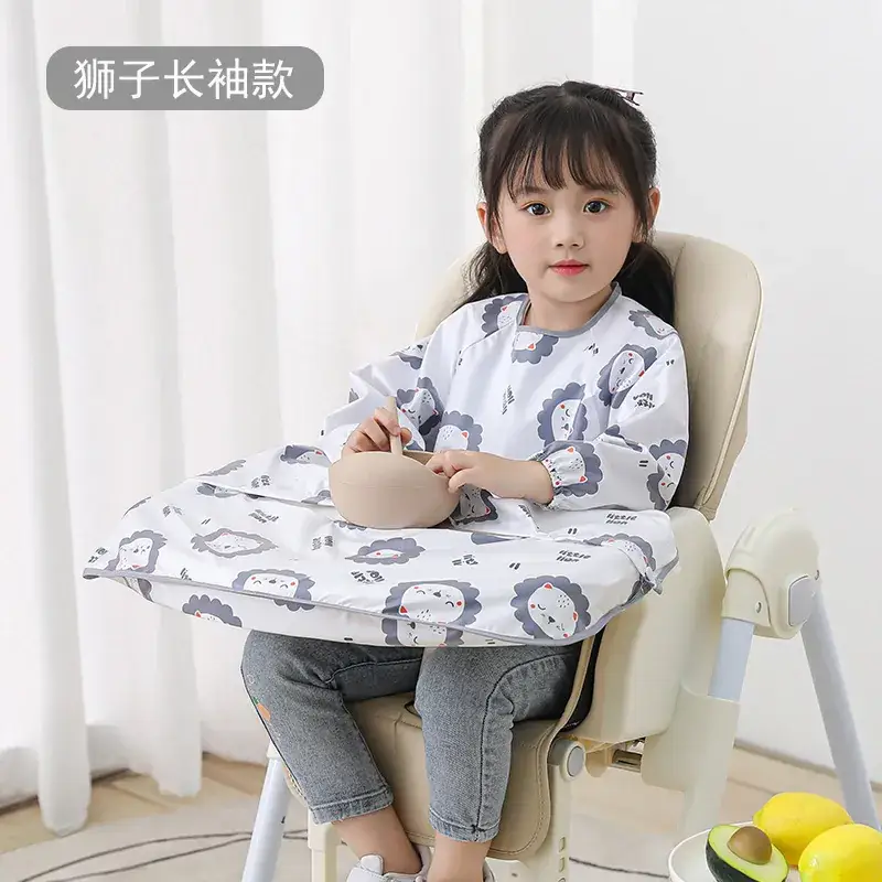 Waterproof Anti-Dirty Dining Table Bib for Kids - Image 13