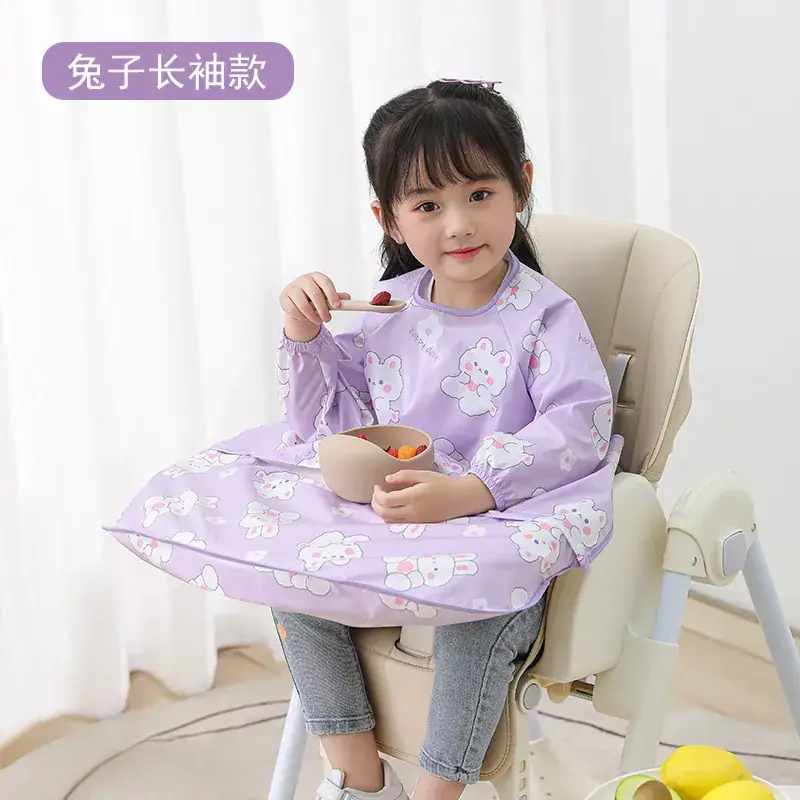 Waterproof Anti-Dirty Dining Table Bib for Kids - Image 14
