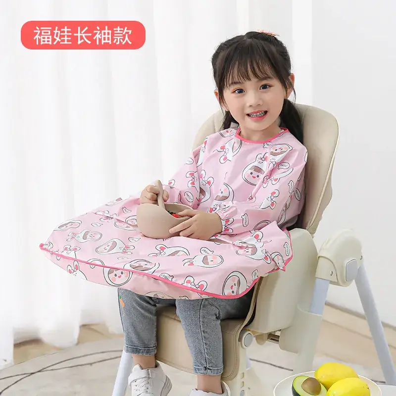 Waterproof Anti-Dirty Dining Table Bib for Kids - Image 17
