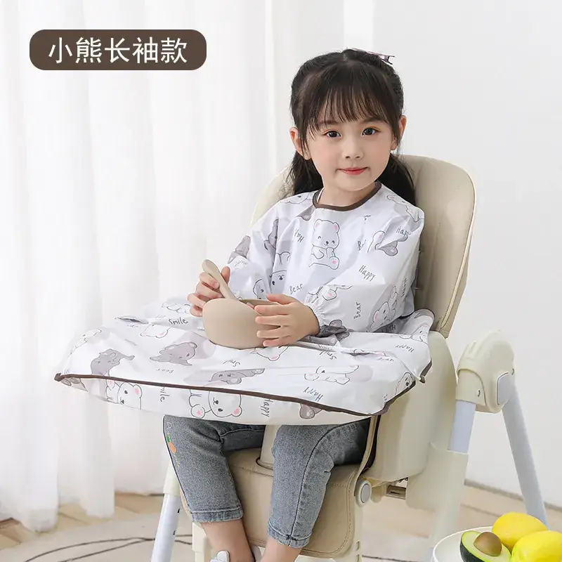 Waterproof Anti-Dirty Dining Table Bib for Kids - Image 18