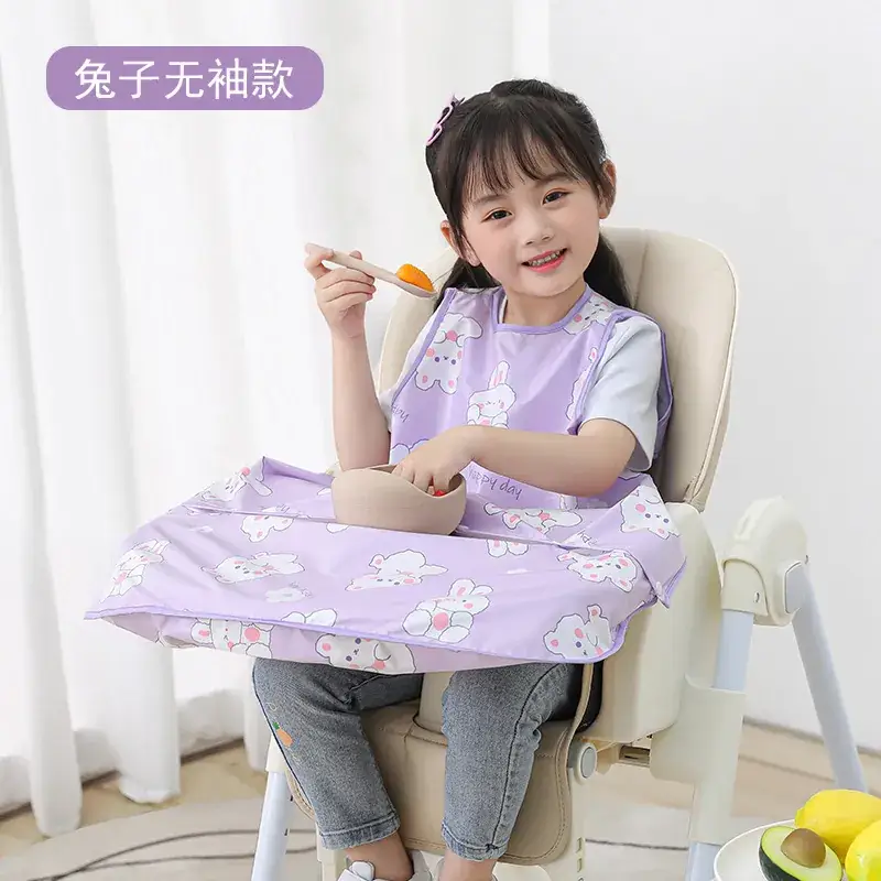 Waterproof Anti-Dirty Dining Table Bib for Kids - Image 8