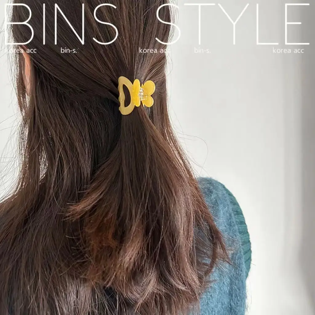 Black Rabbit Ear Hair Clip for Girls