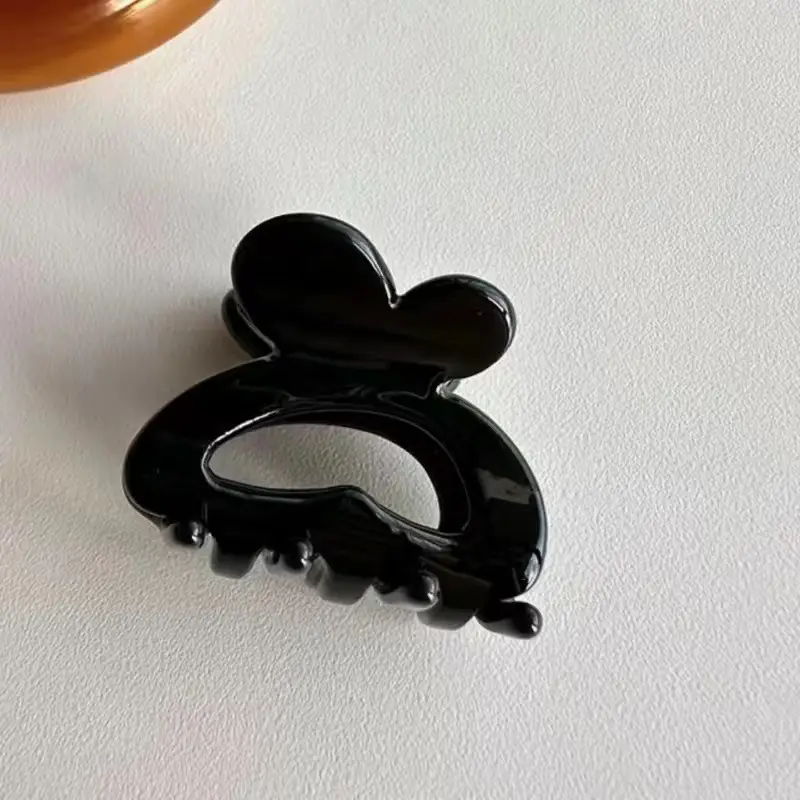 Black Rabbit Ear Hair Clip for Girls
