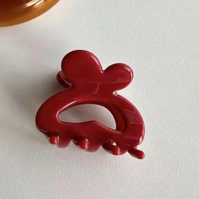 Black Rabbit Ear Hair Clip for Girls