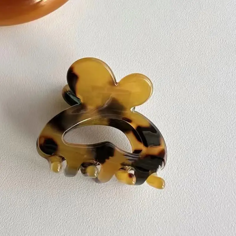 Black Rabbit Ear Hair Clip for Girls