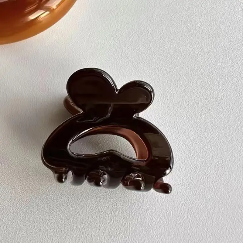 Black Rabbit Ear Hair Clip for Girls