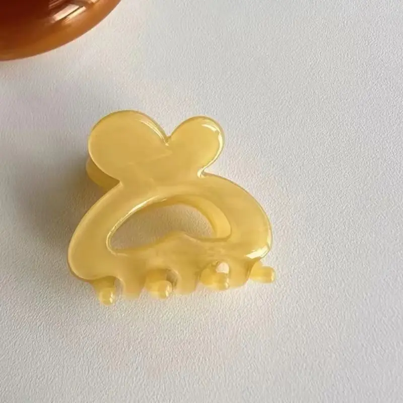 Black Rabbit Ear Hair Clip for Girls