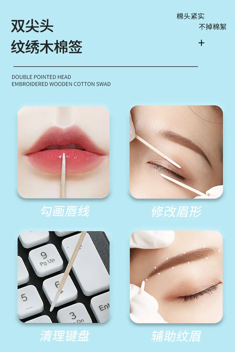 Ultra Fine Pointed Cotton Swabs for Makeup & Beauty — feature 5