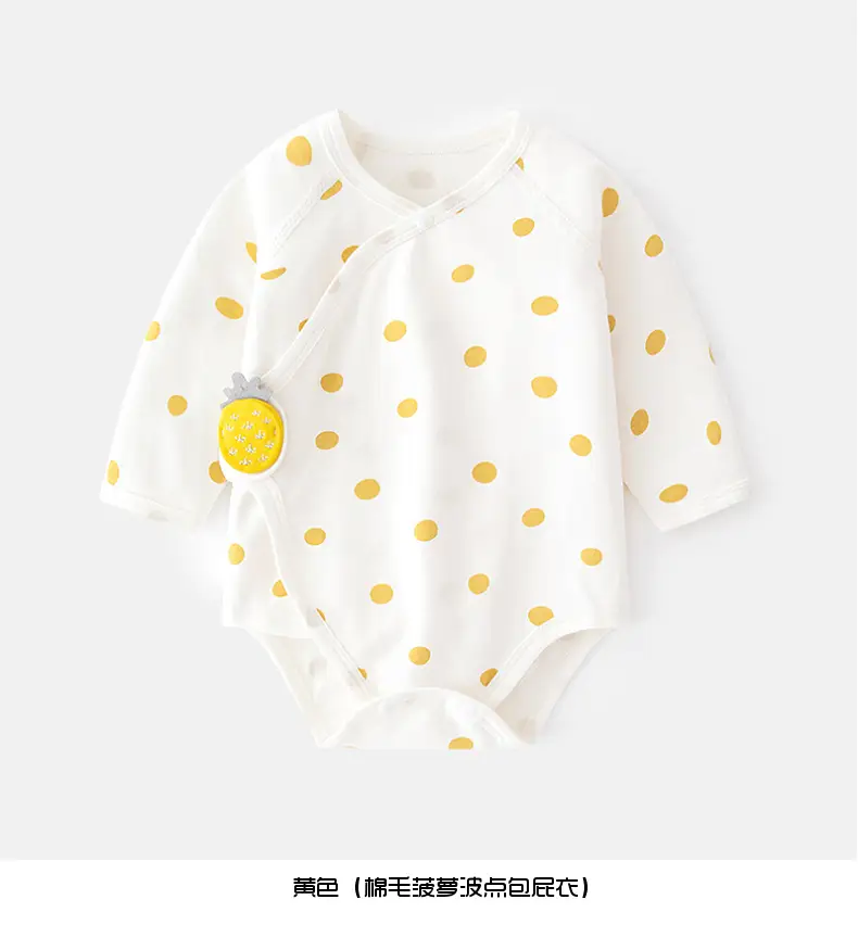 Baby's Cotton Wrap Fart Triangle Hare All-in-One Boneless Climbing Clothes — feature 10