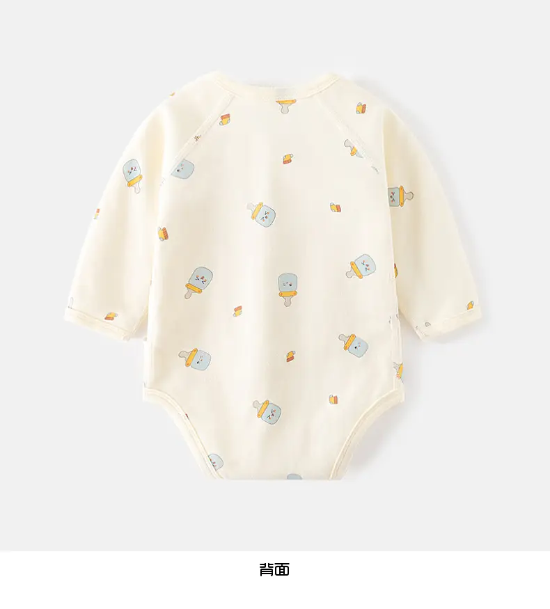 Baby's Cotton Wrap Fart Triangle Hare All-in-One Boneless Climbing Clothes — feature 12