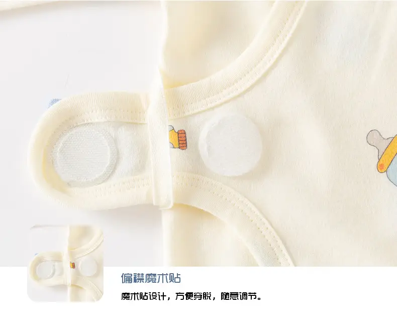Baby's Cotton Wrap Fart Triangle Hare All-in-One Boneless Climbing Clothes — feature 17