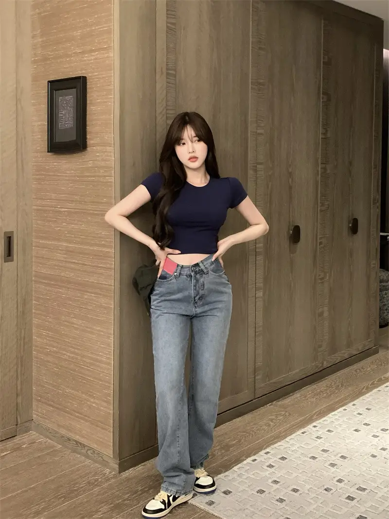 Women Slim Fit T-shirt 2025 Summer Short Sleeve — feature 11