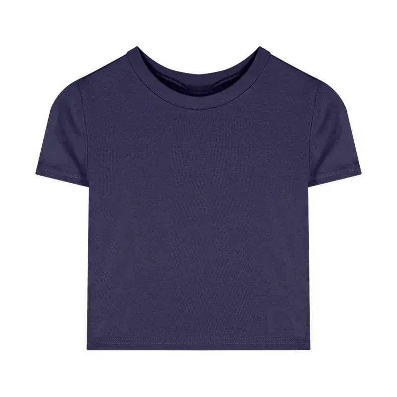 Women Slim Fit T-shirt 2025 Summer Short Sleeve - Image 3