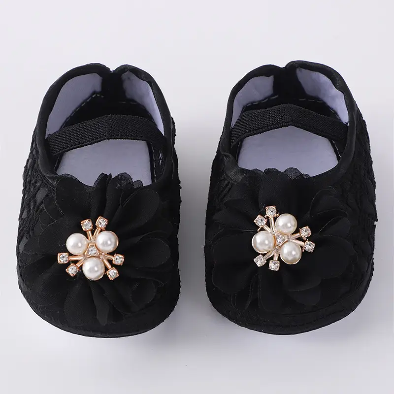Red Floral Baby Shoes for 0-1 Year Old