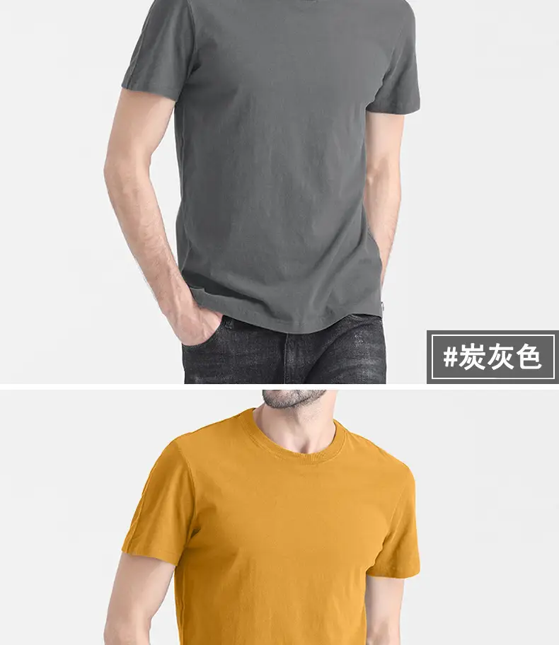 Men Pure Cotton Black T-Shirt Slim Fit All Season — feature 14
