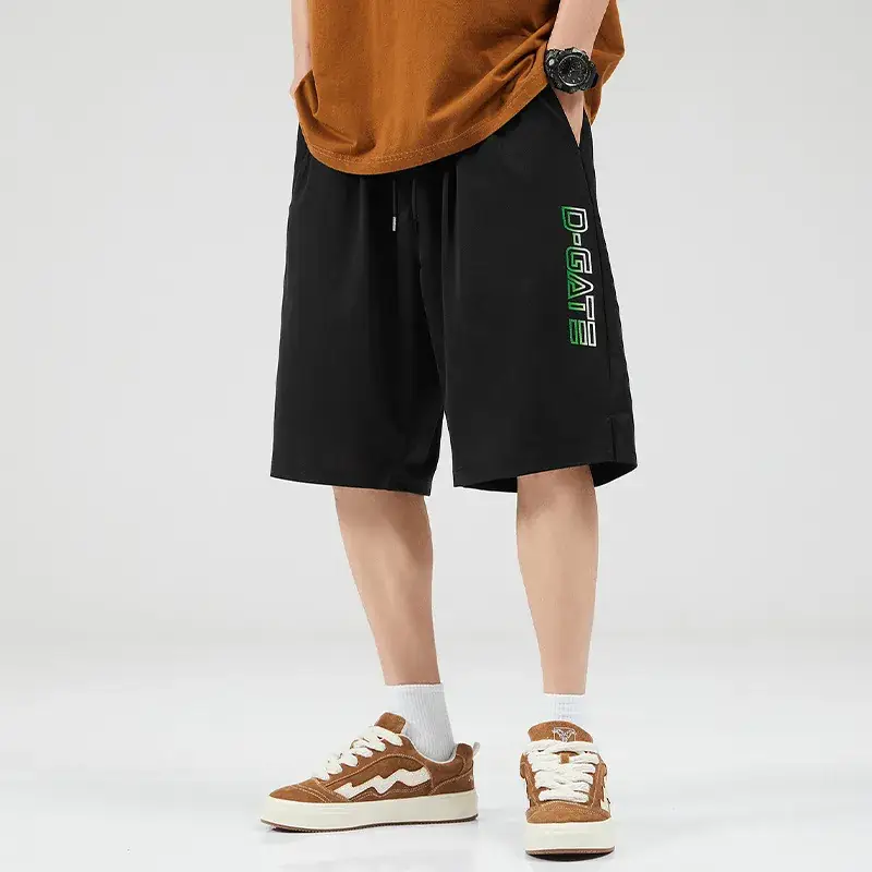 Men Ice Silk Mesh Shorts Extra Large Quick-Drying Sports Pants - Image 2