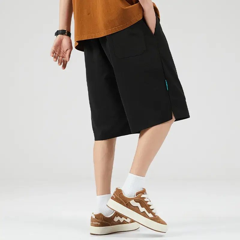 Men Ice Silk Mesh Shorts Extra Large Quick-Drying Sports Pants - Image 3