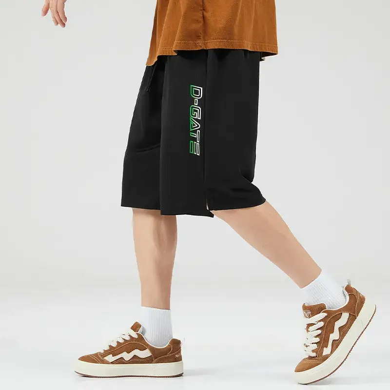 Men Ice Silk Mesh Shorts Extra Large Quick-Drying Sports Pants - Image 5