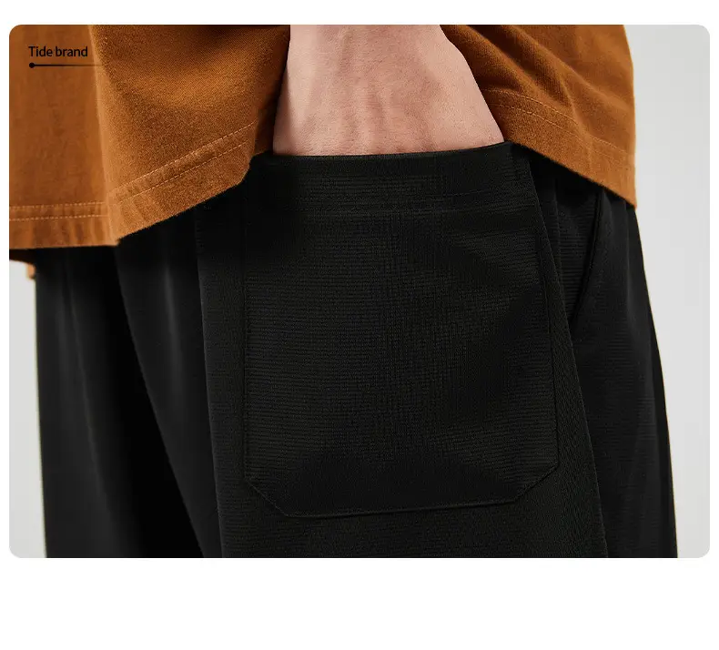 Men Ice Silk Mesh Shorts Extra Large Quick-Drying Sports Pants — feature 12