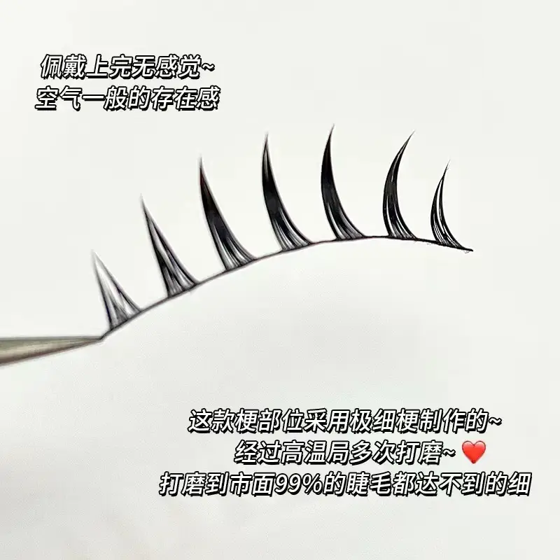 Cute False Eyelashes for Dolls Light European American - Image 4