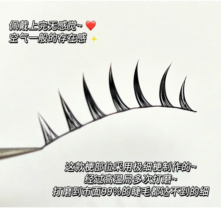 Cute False Eyelashes for Dolls Light European American — feature 5