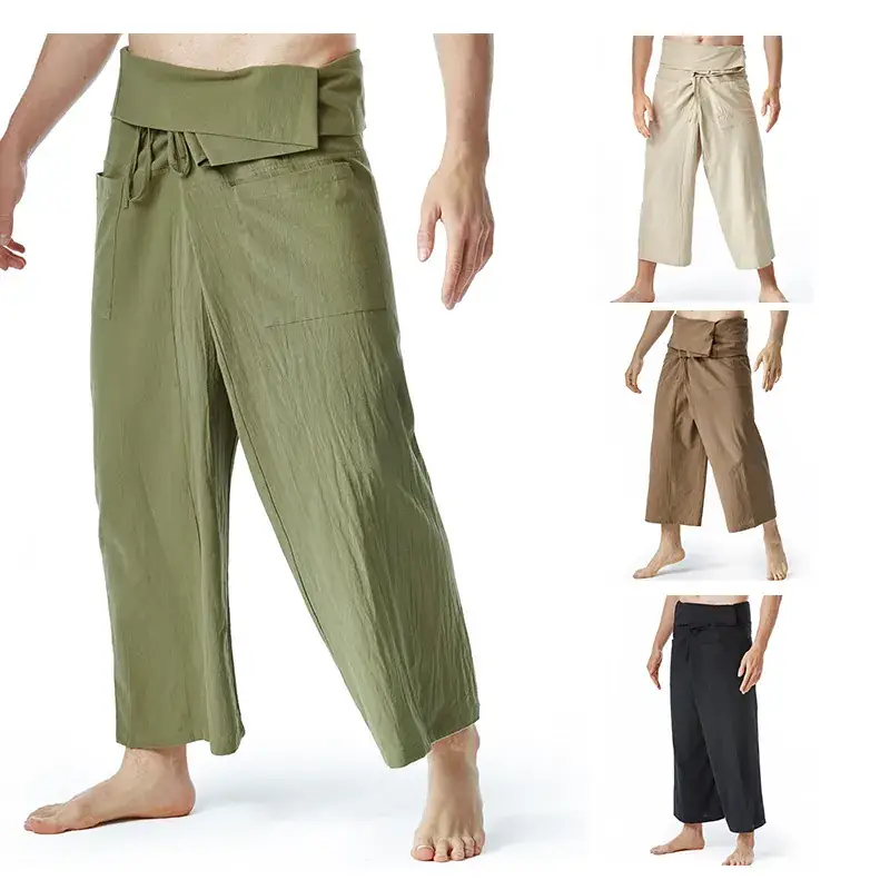 Thai Fisherman Pants Loose Yoga Pirate Harem K61