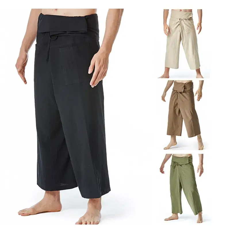 Thai Fisherman Pants Loose Yoga Pirate Harem K61