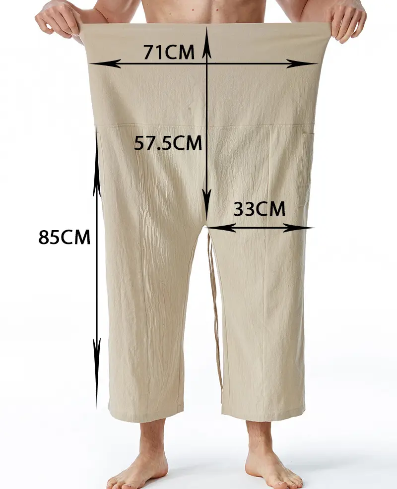 Thai Fisherman Pants Loose Yoga Pirate Harem K61 — feature 2
