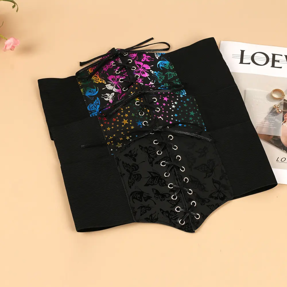 Neon Butterfly Wide Belt Waist Cover for Women β feature 5