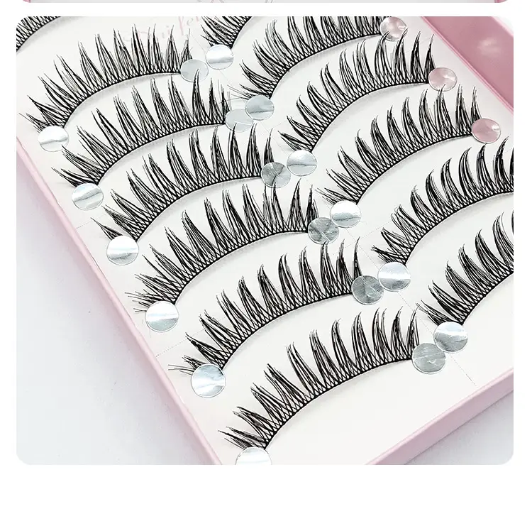 False Eyelashes 10 Pairs Fake Lashes for Makeup — feature 9