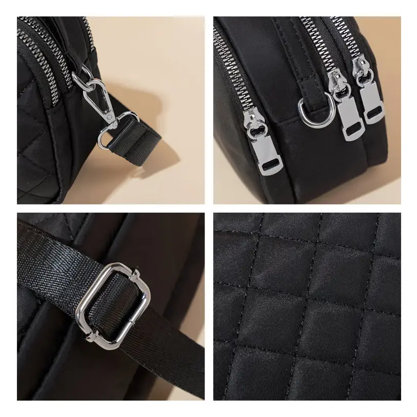 Rhombus Crossbody Bag for Girls, Multi Color, Small, Versatile - Image 6