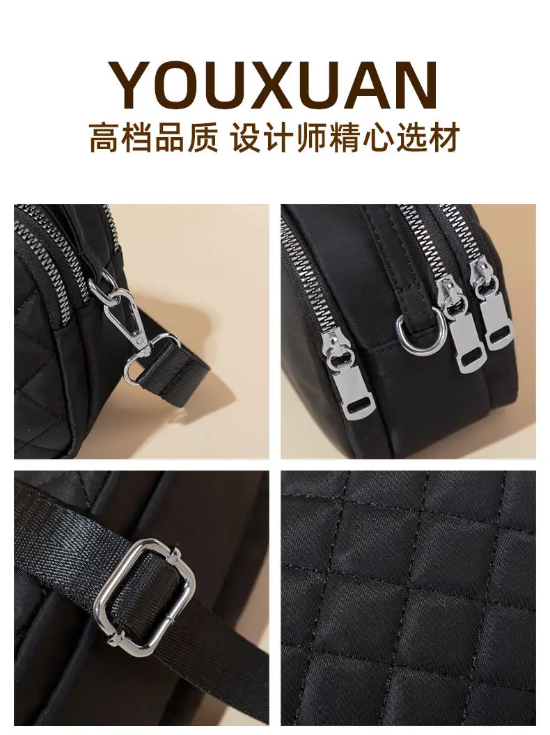 Rhombus Crossbody Bag for Girls, Multi Color, Small, Versatile — feature 13
