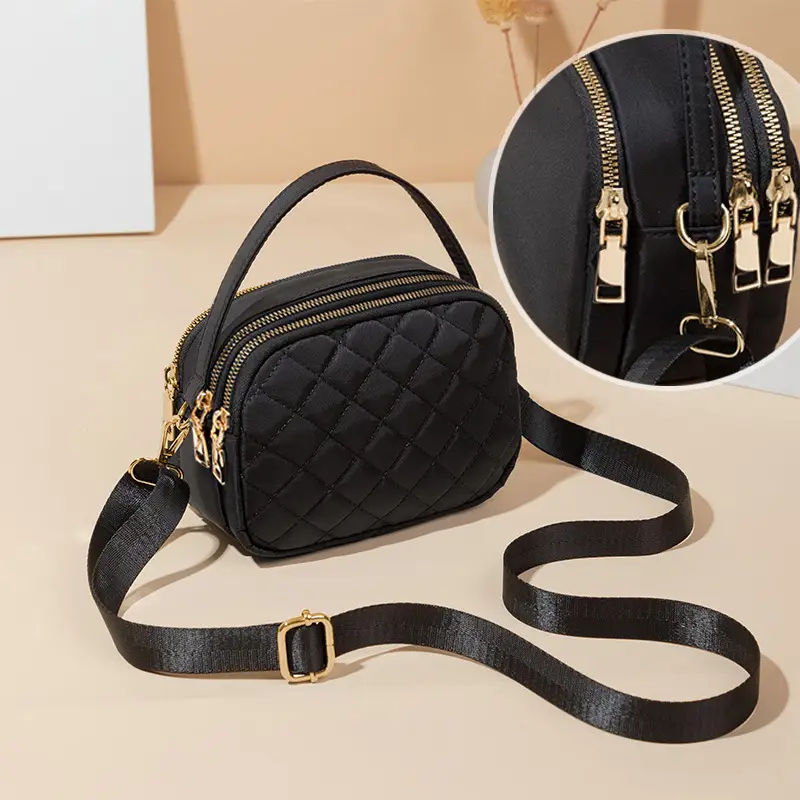 Rhombus Crossbody Bag for Girls, Multi Color, Small, Versatile - Image 2