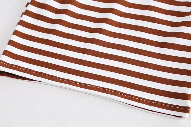 Children Cotton Striped T-Shirt Shorts Set Summer Boys — feature 14