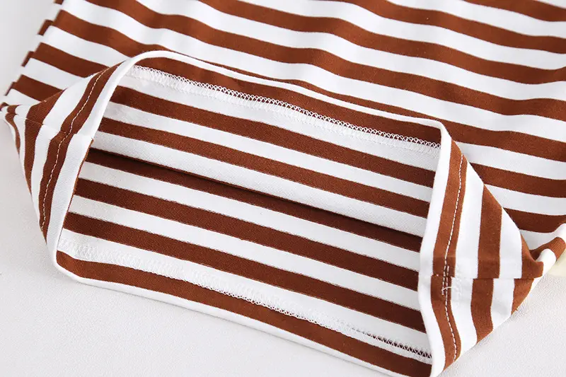 Children Cotton Striped T-Shirt Shorts Set Summer Boys — feature 15